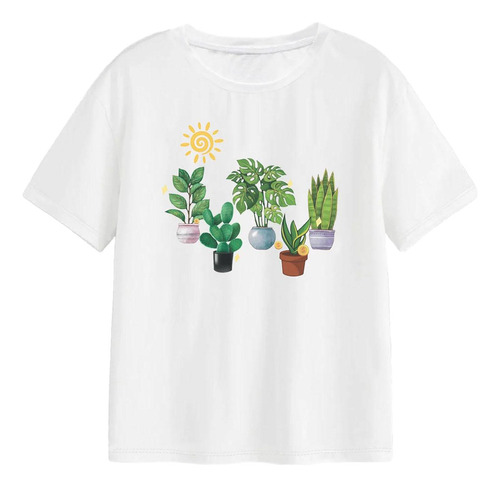 Camiseta De Mujer Camiseta Básica Ropa De Verano Moda