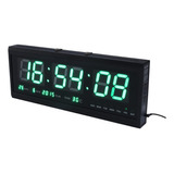 Reloj De Pared Digital Led Moderno Grande Fecha Temperatura