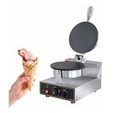 Electric Ice Cream Cone Waffle Maker Machine 1200w Stainless