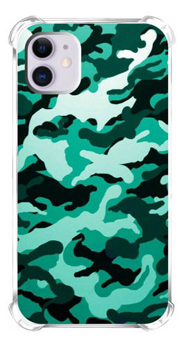 Capa Capinha Anti Impacto Camuflada Verde 2