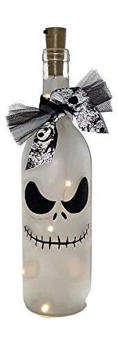 Jack Skellington Cara Botella De Vino De Regalo Decoración D