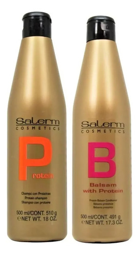 Salerm ® Shampoo Pack Balsamo + Proteinas Linea Oro