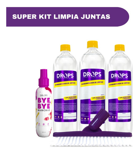 Super Kit Limpia Juntas Drops - L a $110000