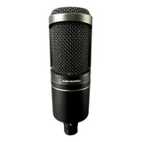 Microfone Audio-technica Cardióide Condenser At2020 - Preto