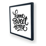 Quadro Esconde Caixa De Luz Decoração Home Sweet Home 50x50