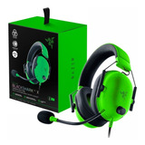 Fone De Ouvido Gamer Razer Blackshark V2 X Green Headset P2