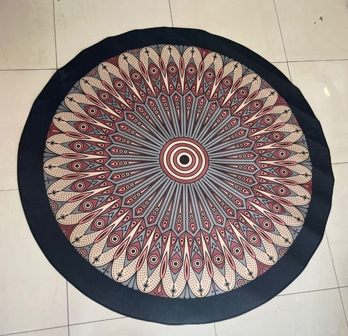 Alfombra, Redonda 160x160cm, Antideslizante Diseño Hermosos