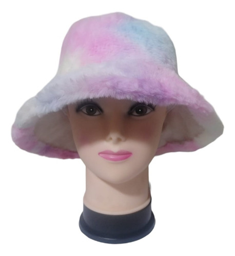 Gorro Pescador Bucket Hat Mujer Polar Reversible Adulto