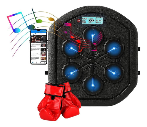 Maquina De Boxeo Musical Inteligente Equipo Boxeo Bluetooth
