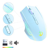 Mouse Inalámbrico Bluetooth Recargable Ergonomía 2.4g 3modos