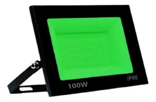 Refletor Led Holofote Verde 100w Smd Bivolt - Pronta Entrega