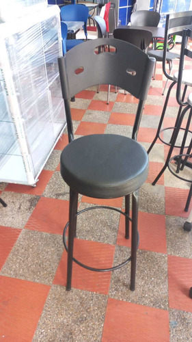 Butaco Alto Para Barra Asiento Tapizado + Envío Gratis