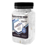 Plug Rj45 Pass Through 50 Piezas Cat6 Sin Blindaje Linkedpro