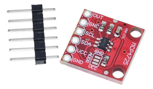 Mcp4725 I2c Dac Converidor De Digital A Analogico