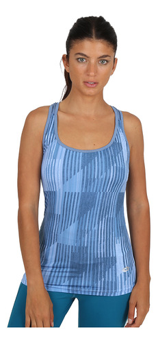 Musculosa Lotto Run Empowerment Mujer En Azul