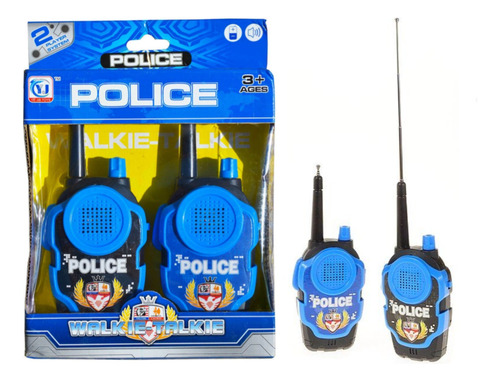 Walkie Talkie Policia X2 Handy Radio Juguete Infantil Regalo