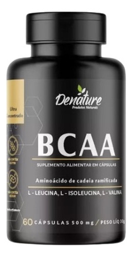 Bcaa  E Aminoácidos 120 Cápsulas 500mg - 2000mg Bcaa