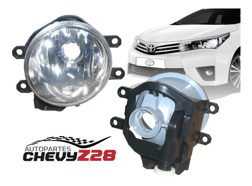 Kit De Faros Antiniebla Para Toyota Corolla 2015 A 2017 Foto 4