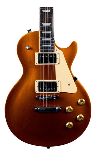 Jet Guitars Jl500 Guitarra Eléctrica Gold Top Caoba Dorado