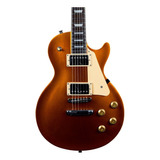 Jet Guitars Jl500 Guitarra Eléctrica Les Paul Gold Top Caoba Color Dorado Oscuro Material Del Diapasón Brazo Orientación De La Mano Diestro