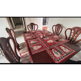 Comedor Madera De 6 Puestos(envio Incluido Solo Para Bogota)