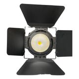 Par Led Cob 200w Branco Quente E Frio Dmx Com Bandoor