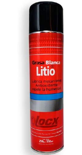 Grasa Blanca De Litio Locx Antioxidante En Spray  - Nolin