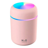 Humidificador De Aire Portátil, Difusor Nano Con Luz Led. Color Rosa Claro