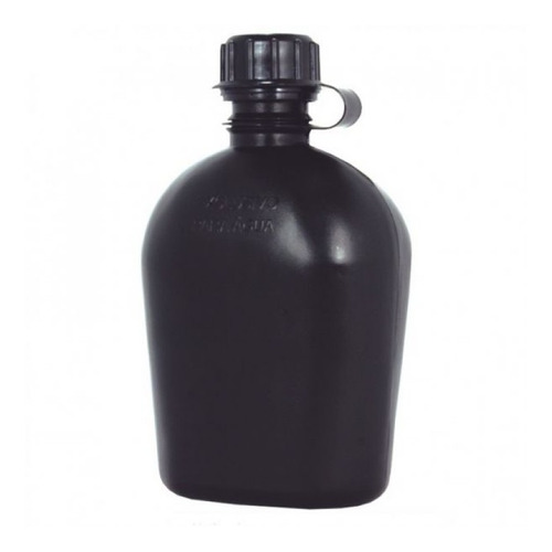 Cantil Hidratação Camping Bélica Polipropileno 900ml Preto