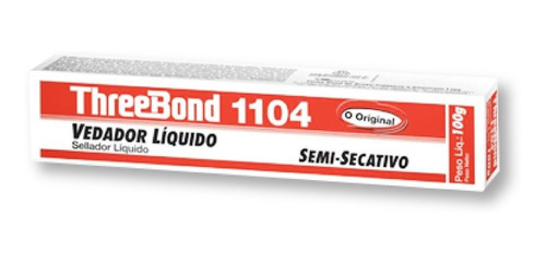 Kit 6 Vedador Líquido Threebond  Semissecativo 1104 -100g