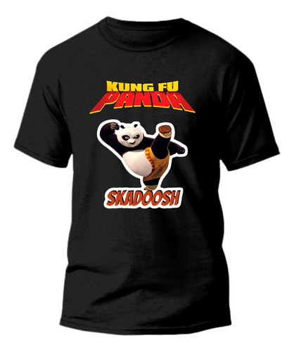 Roupa De Menino Kung Fu Panda 1 2 4 6 Camisa Algodão 