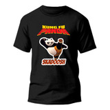 Roupa De Menino Kung Fu Panda 1 2 4 6 Camisa Algodão 