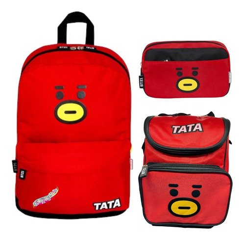 Bts Kit Mochila Original Combo Bt21 Back Pack