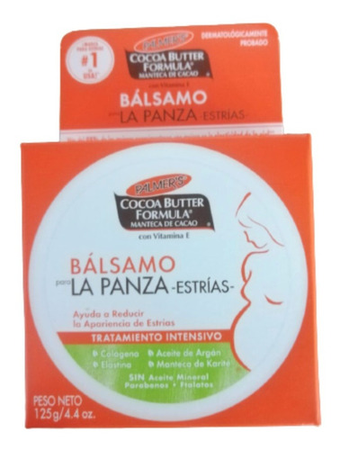 Balsamo Para La Panza Estrias Palmers Cocoa Butter 125g