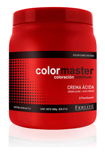 Máscara Crema Extra Ácida Color Master Fidelite 1000g