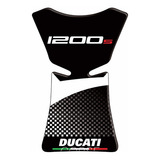 Adesivo Protetor Para Tanque Moto Ducati 1200s Black Cor Preto