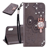 Funda Tipo Cartera Magnética Con Función Atril Crystal Owl P