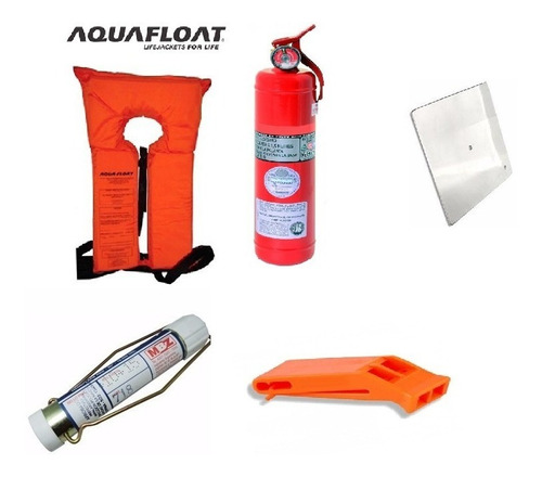Kit Elementos De Seguridad Náutico Para Moto De Agua Jet Ski