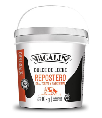 Pack X2unid-dulce De Leche Vacalin Repostero X10k- Sin Tacc