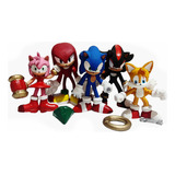 Maquetas Figuras De Sonic The Hedgehog Juguetes 5 Piezas