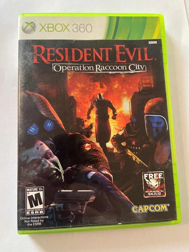 Resident Evil Operation  Raccom City Xbox 360 Usado