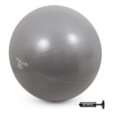 Bola Suiça Gym  Ball 65cm Cinza + Bomba De Ar - Vollo Vp1035