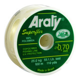 Nylon Natural Araty Superflex 100mts 0.70 Mm Araty B 0.70