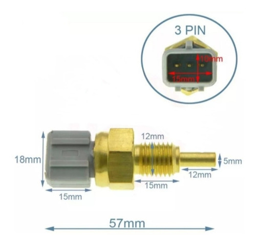 Sensor Temperatura Kia Rio   Chery  Foto 2