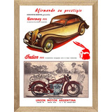 Autos Y Motos Antiguas Cuadros Posters Carteles  L245