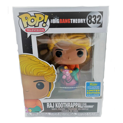 The Big Bang Theory Raj Koothrappali As Aquaman Funko