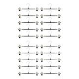 Cabide Para Calças, Cabides De Saia Com Clipes Ajustáveis, P