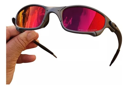 Óculos De Sol Juliet 24k Doublexx Mandrak Vilão X Metal Mars