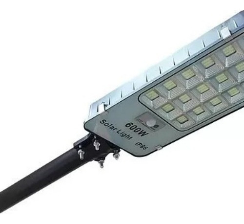 Foco Led Con Panel Solar 600w Exterior Ip66 + Control Remoto