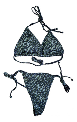 Bikini Vestido Baño Asoleador Bronceo Playa Piscina 7ar 